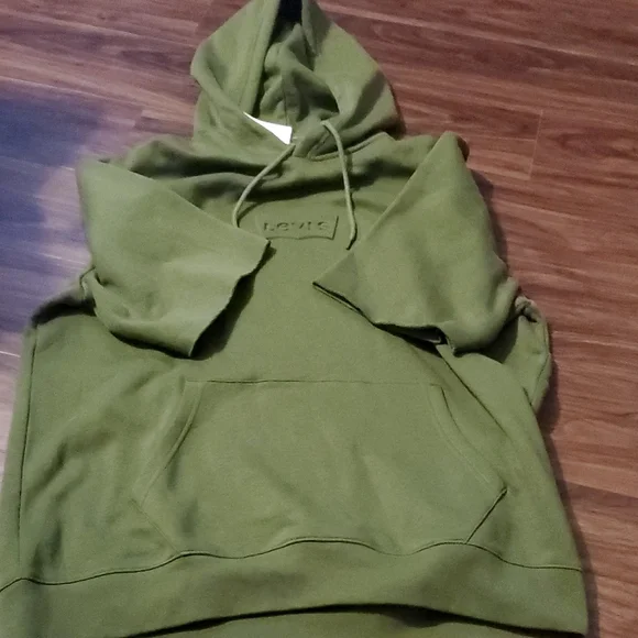 Levi's Green Men's Hoodie - Picture 4 of 5